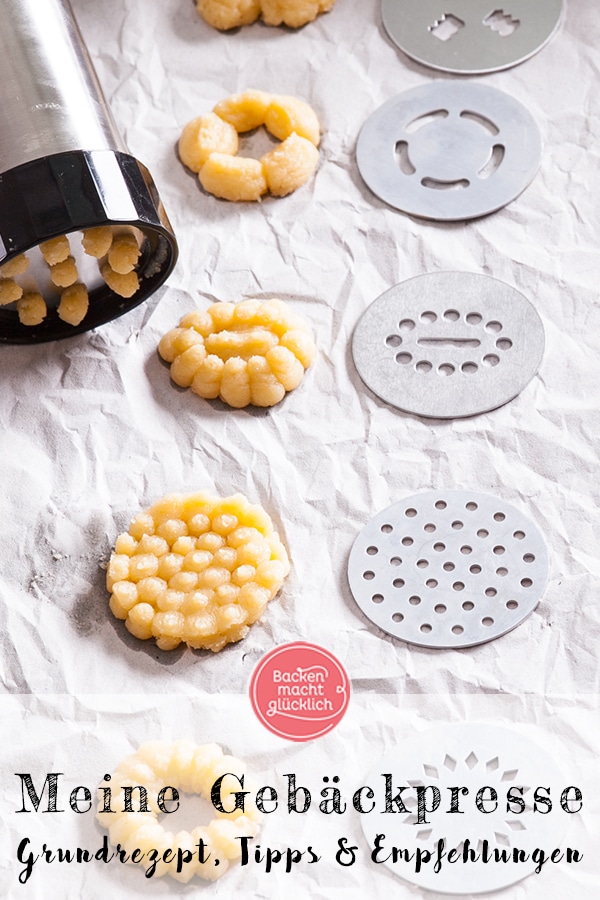 Schöne Kekse auf Knopfdruck? Mit der Plätzchenpresse klappt´s! Ausführlicher Gebäckspritzen-Test inklusive Tipps und erprobtem Rezept für wunderschöne Plätzchen aus der Gebäckpresse, das garantiert gelingt