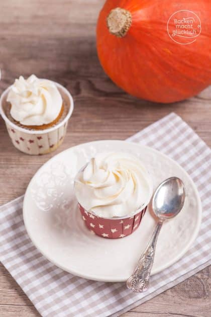 Kürbismuffins mit Zimtfrosting