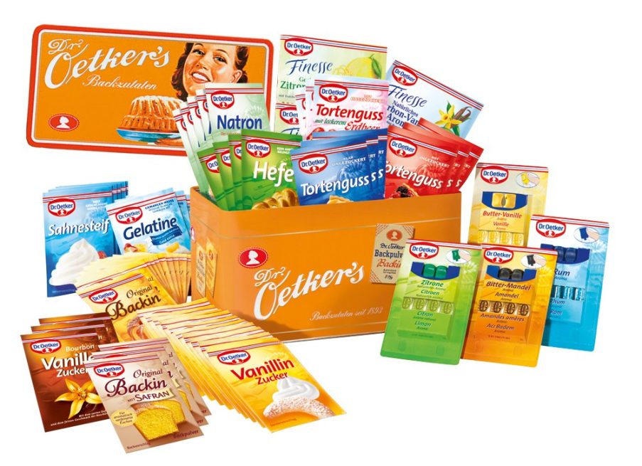Dr.-Oetker-Schmuckdose-Backzutaten