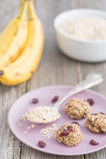 Gesunde Haferflockenkekse ohne Zucker