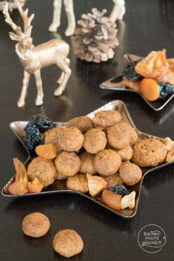 Gesundes Weihnachtsgebäck ohne Zucker und Butter und Weißmehl