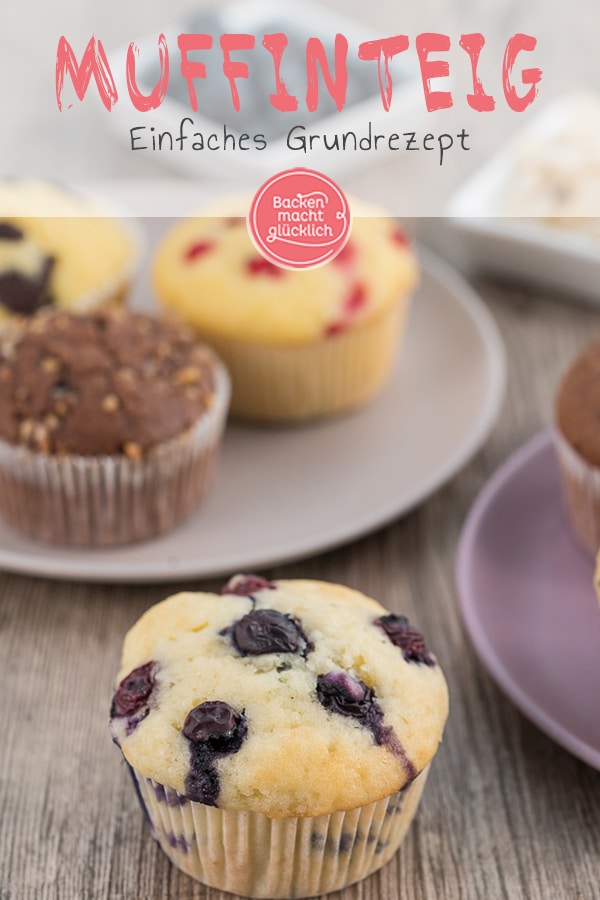 Ein Teig, ungeheuer viele Möglichkeiten: Mit diesem einfachen Muffinteig habt ihr die perfekte Basis für schokoladige, fruchtige, kernige oder würzige Muffins. Egal, ob mit Butter oder Öl, mit Joghurt oder Buttermilch.
