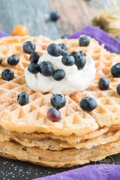 Fluffige Low Carb Waffeln