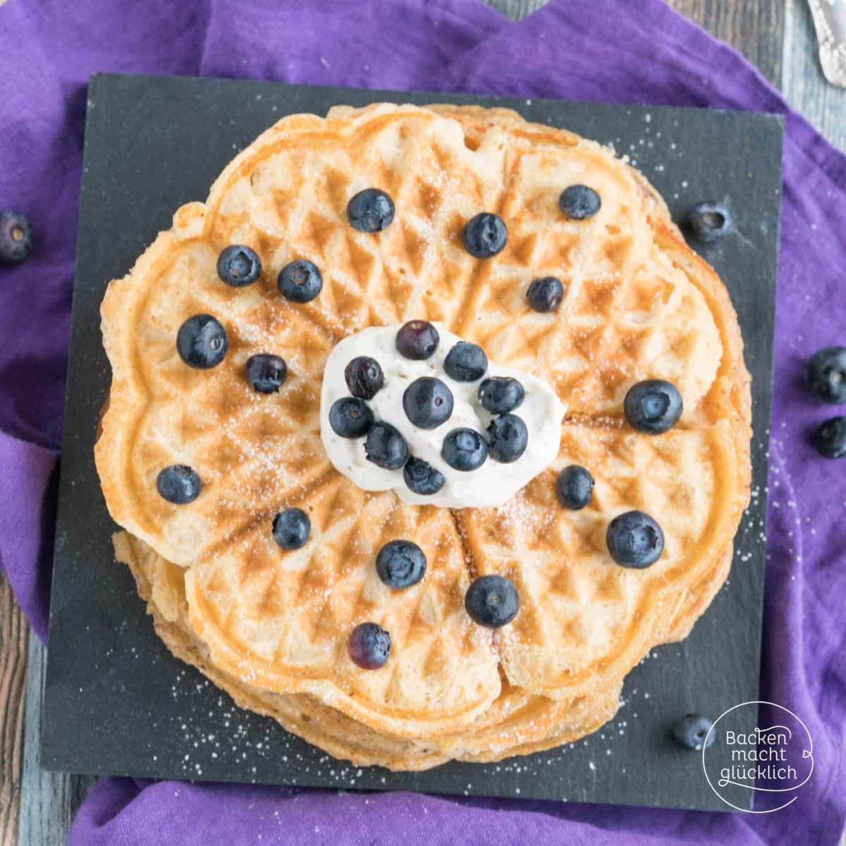 Low Carb Waffelrezept ohne Proteinpulver