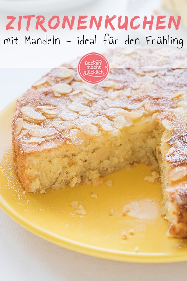 Für diesen Zitronen-Mandel-Kuchen ohne Mehl reicht die Beschreibung