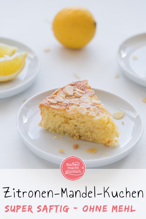 Für diesen Zitronen-Mandel-Kuchen ohne Mehl reicht die Beschreibung