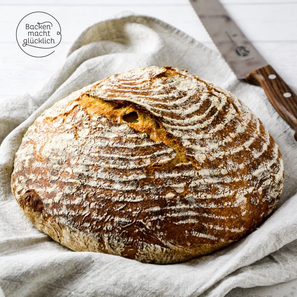 Reines Dinkelbrot mit Sauerteig