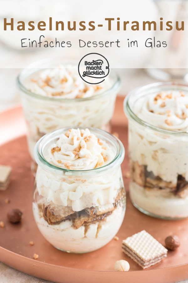 Lust auf ein besonderes Dessert im Glas? Dieses himmlische Haselnuss-Tiramisu ohne Ei steht dem traditionellen Tiramisu in nichts nach. Freut euch auf eine tolle Kombination aus luftiger Nusscreme und knusprigen Waffeln! Gerade im Sommer ist das Tiramisu mit Haselnüssen ein großer Genuss.