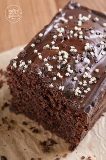 einfacher saftiger Schokokuchen R&uuml;hrteig