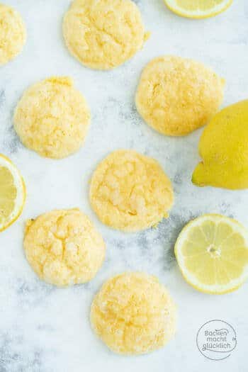 Zitronen Frischkäse Cookies