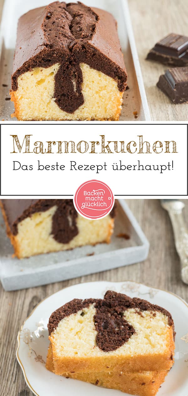 Marmorkuchen: Das Grundrezept für einen saftigen Kuchen mit Kakao ✓ Mit unseren Tipps gelingt der Klassiker bestimmt ► jetzt nachbacken!