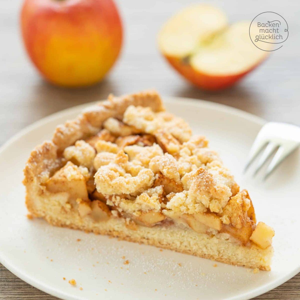 Apfel Streusel Kuchen Mürbteig
