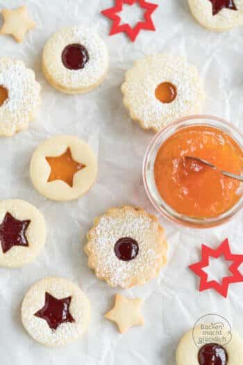 Linzer Pl&auml;tzchen selberbacken