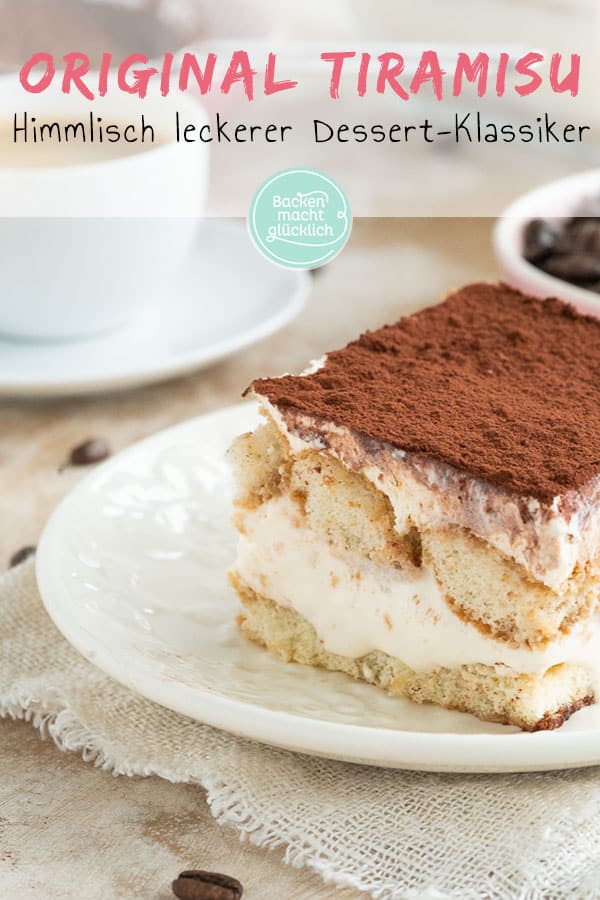 Tiramisu ist ein Dessertklassiker aus Mascarponecreme, Espresso, Amaretto und Löffelbiskuits den man nur lieben kann. Mit unserem Rezept für Original Tiramisu inklusive vieler Tipps gelingt auch euch ein Tiramisu wie vom Italiener!