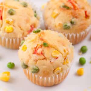 bunte Gemüsemuffins