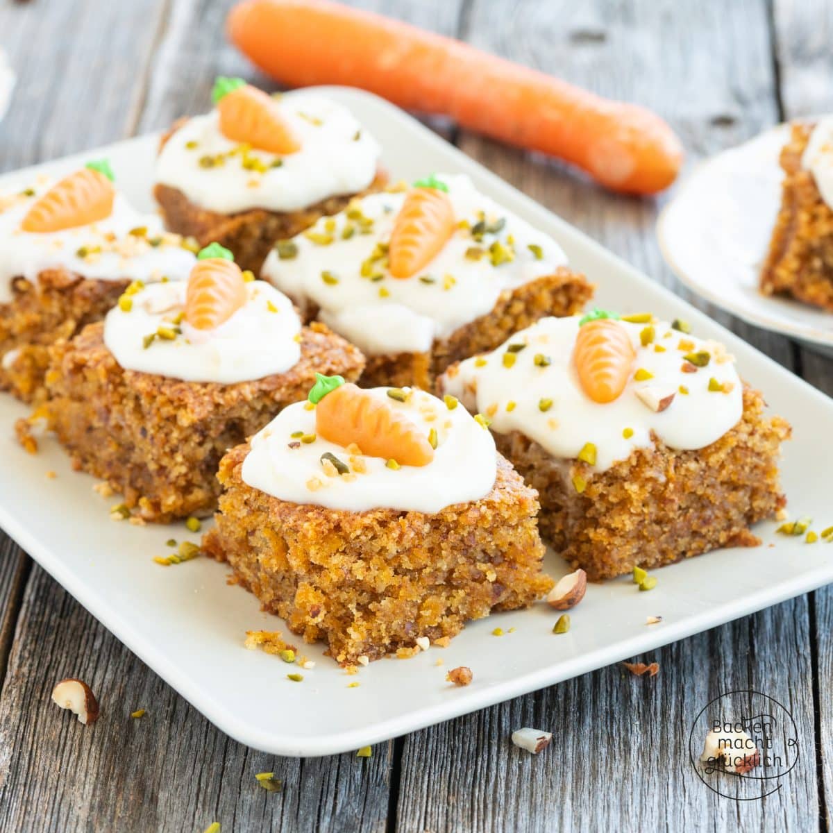 veganer Karotten-Kuchen