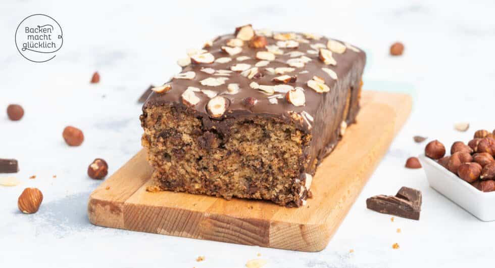 Schoko-Nusskuchen ohne Zucker
