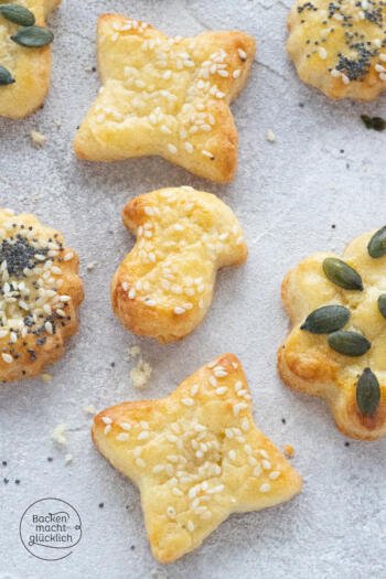 Herzhafte Kekse mit K&auml;se