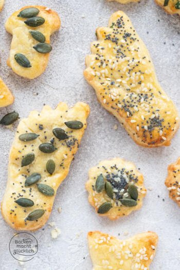 K&auml;sef&uuml;&szlig;e Rezept