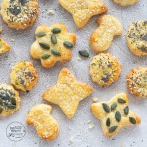 K&auml;sepl&auml;tzchen M&uuml;rbteig
