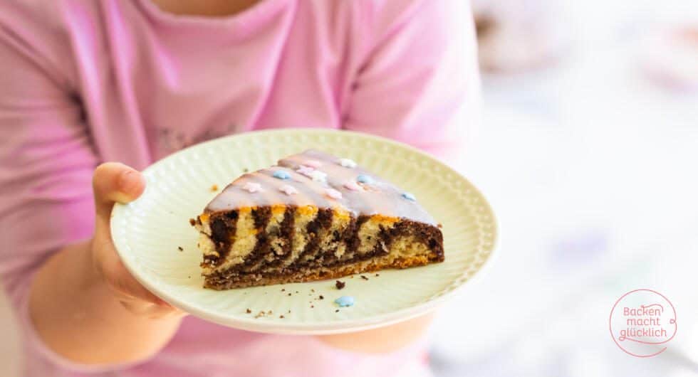 saftiger zebrakuchen