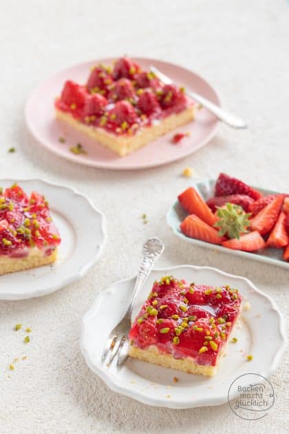 Erdbeerkuchen Blech