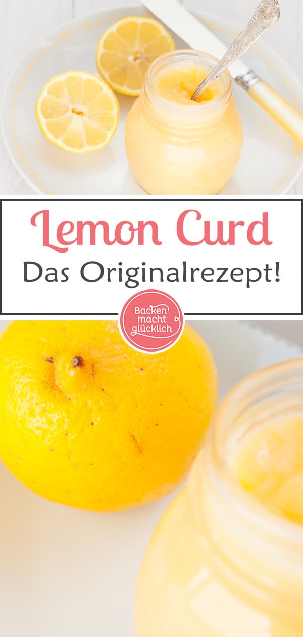 Lemon Curd, die fruchtige Zitronencreme aus Großbritannien, schmeckt sowohl als Brotaufstrich als auch als Backzutat gut - und ist ein köstliches Geschenk aus der Küche!
