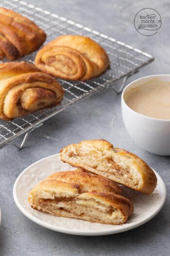 Franzbr&ouml;tchen Hefeteig