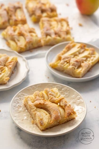 Rührteig-Apfelkuchen Blech vegan