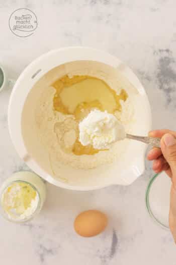 einfacher Quark-Öl-Teig