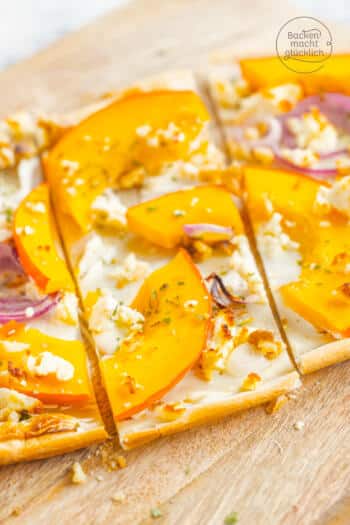Kürbis-Flammkuchen