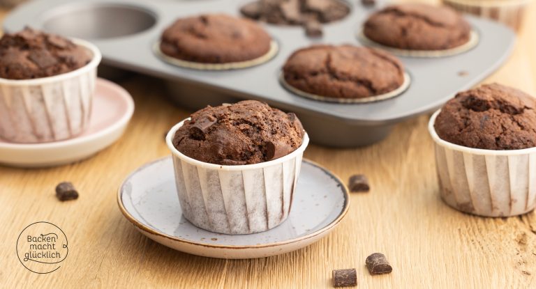 Glutenfreie Schokomuffins