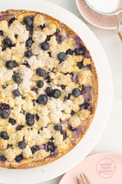 Blaubeer-Streusel-Käsekuchen