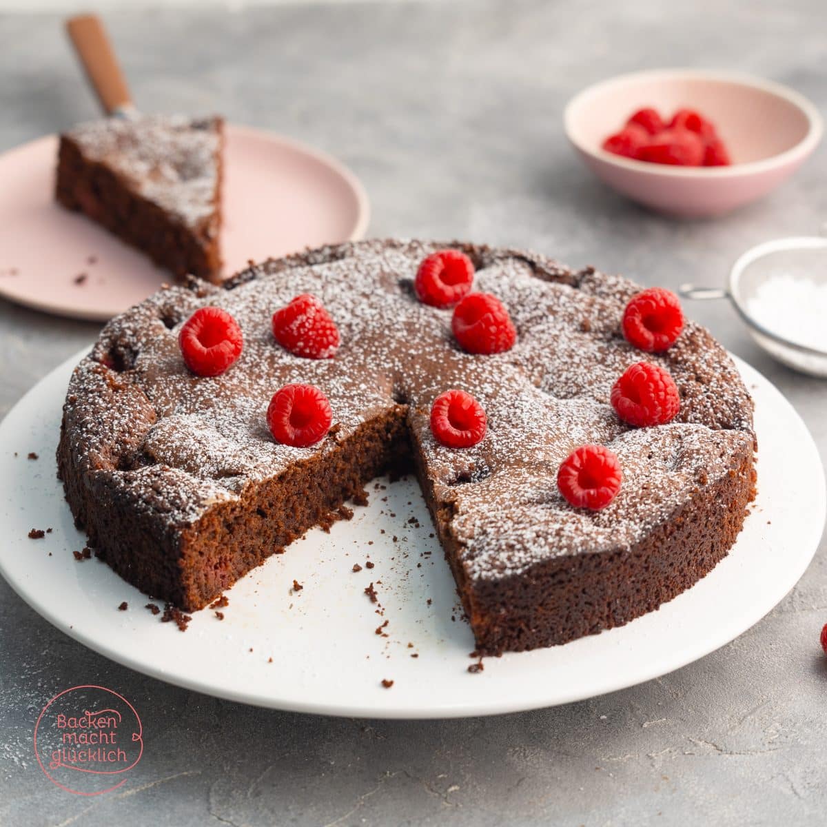 Himbeer-Schokokuchen