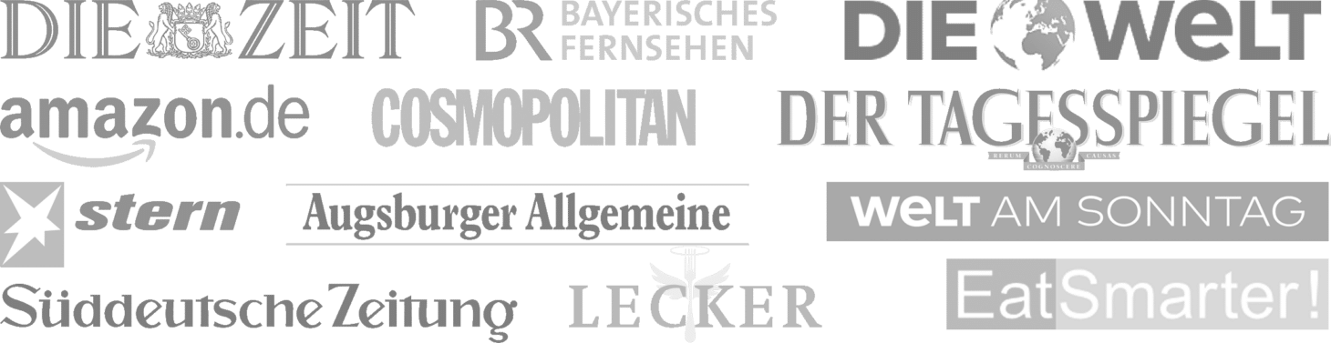Auswahl an Medien, mit denen kavroniqel.shop zusammengearbeitet hat.