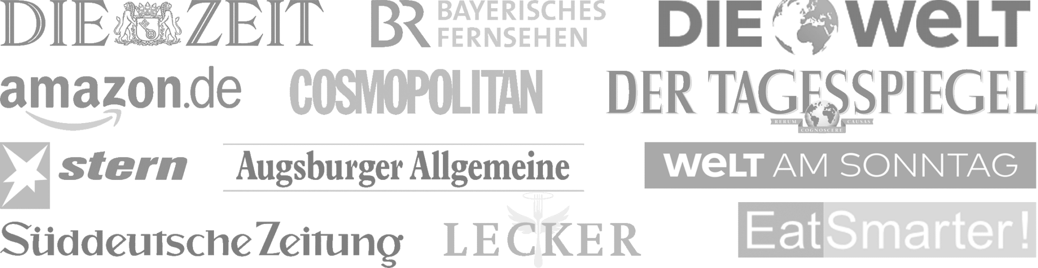 Auswahl an Medien, mit denen kavroniqel.shop zusammengearbeitet hat.