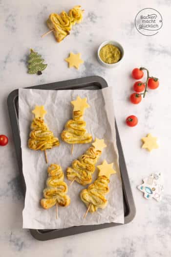 Pesto-Tannenb&auml;umchen