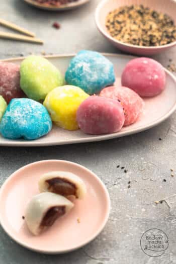 Mochi aus der Mikrowelle