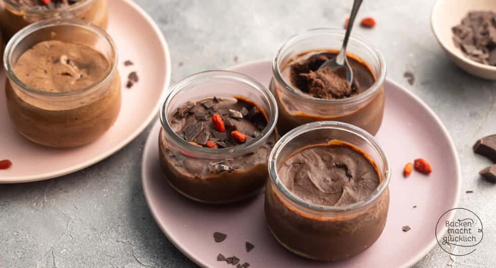 vegane Mousse au chocolat
