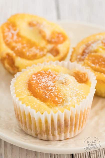 Käsekuchenmuffins mit Mandarinen