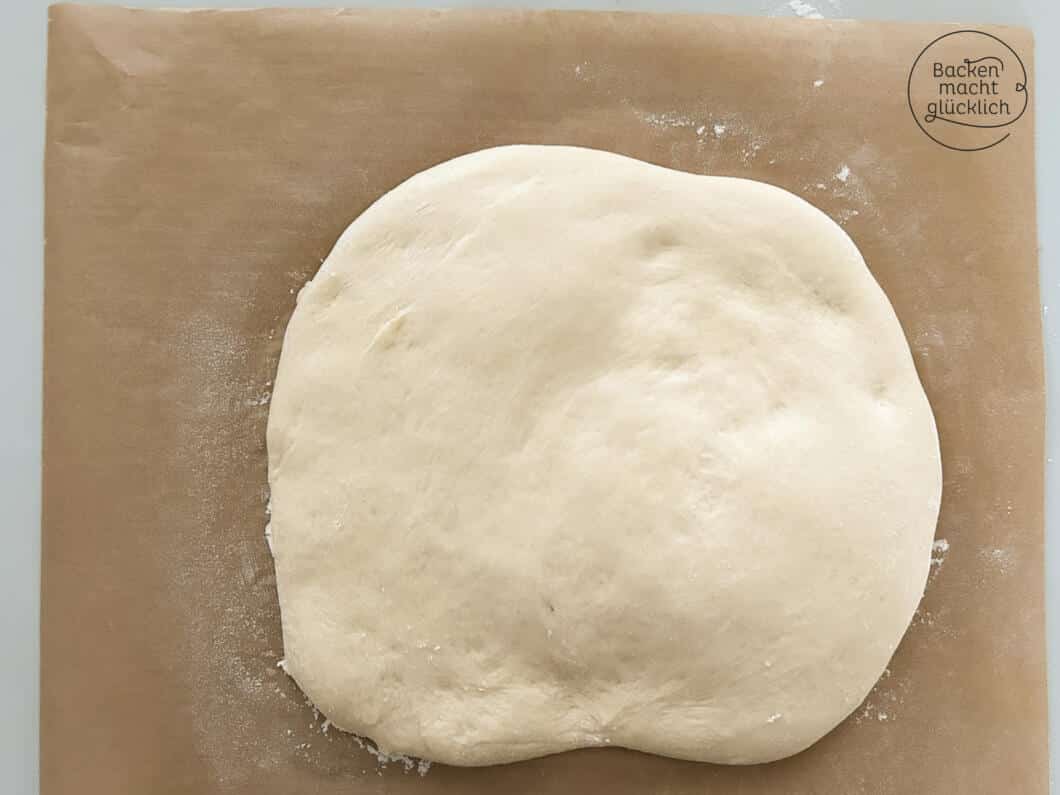 Fonduebrot Teig ruhen lassen