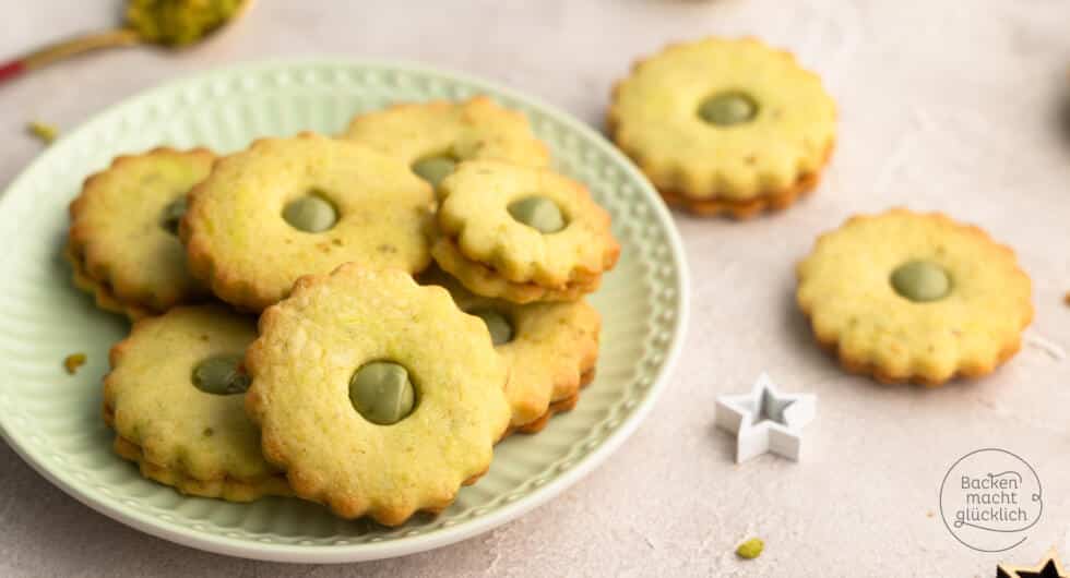 einfache Pistazienplätzchen zum Ausstechen