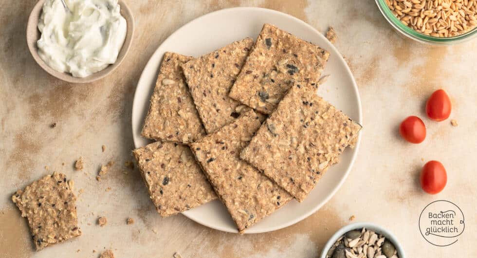 knuspriges Knäckebrot selber machen in 10 Minuten