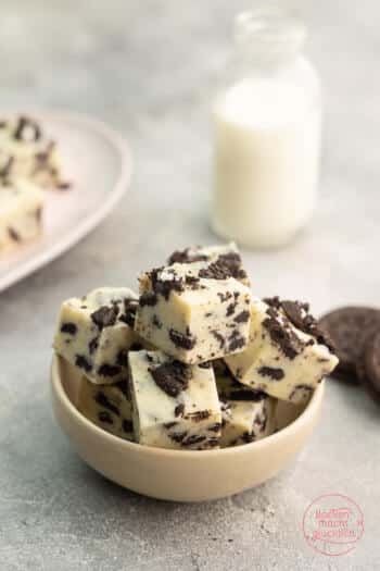 Cookies n Cream Fudge mit Oreo-Keksen