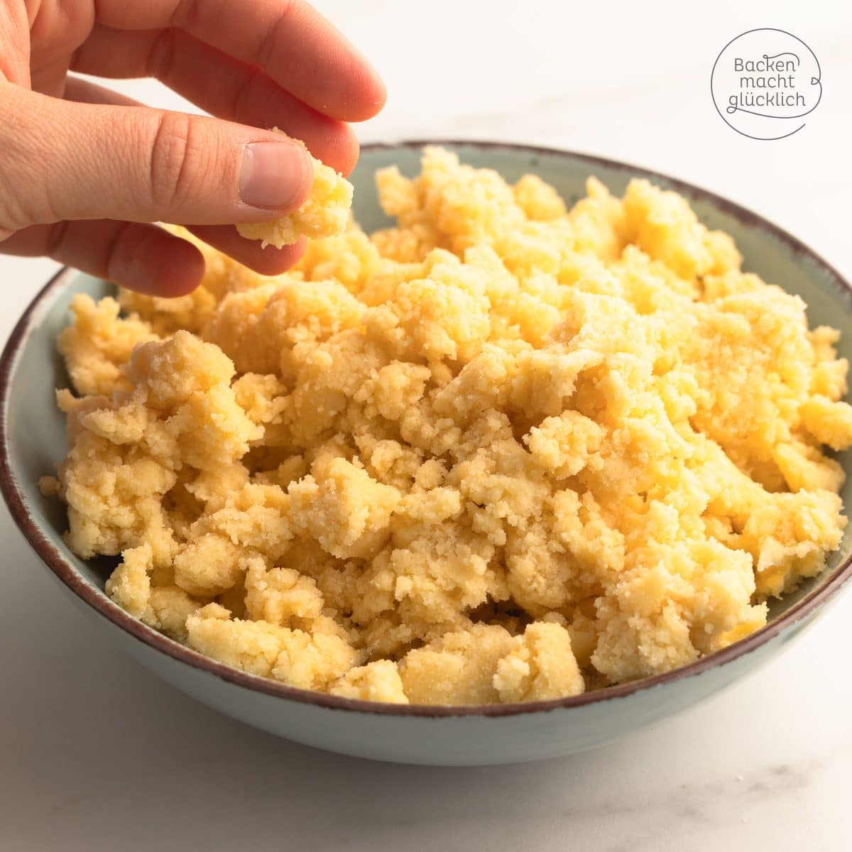 einfaches Streuselrezept für knusprige Butterstreusel