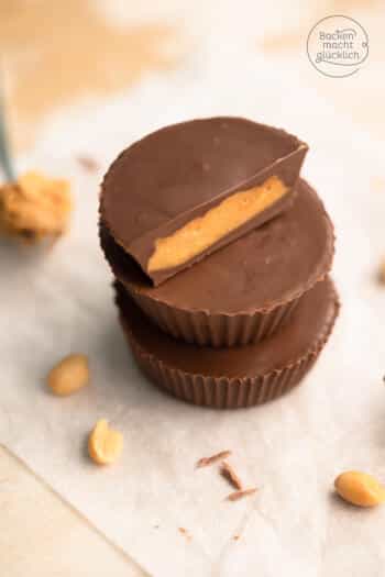 selbstgemachte Peanut Butter Cups