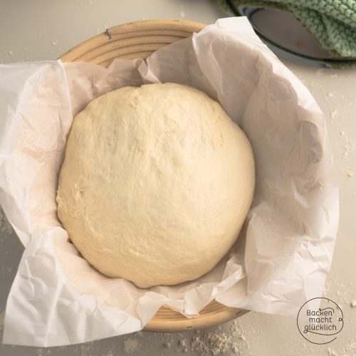 Brot-Teig ohne Kneten als Laib