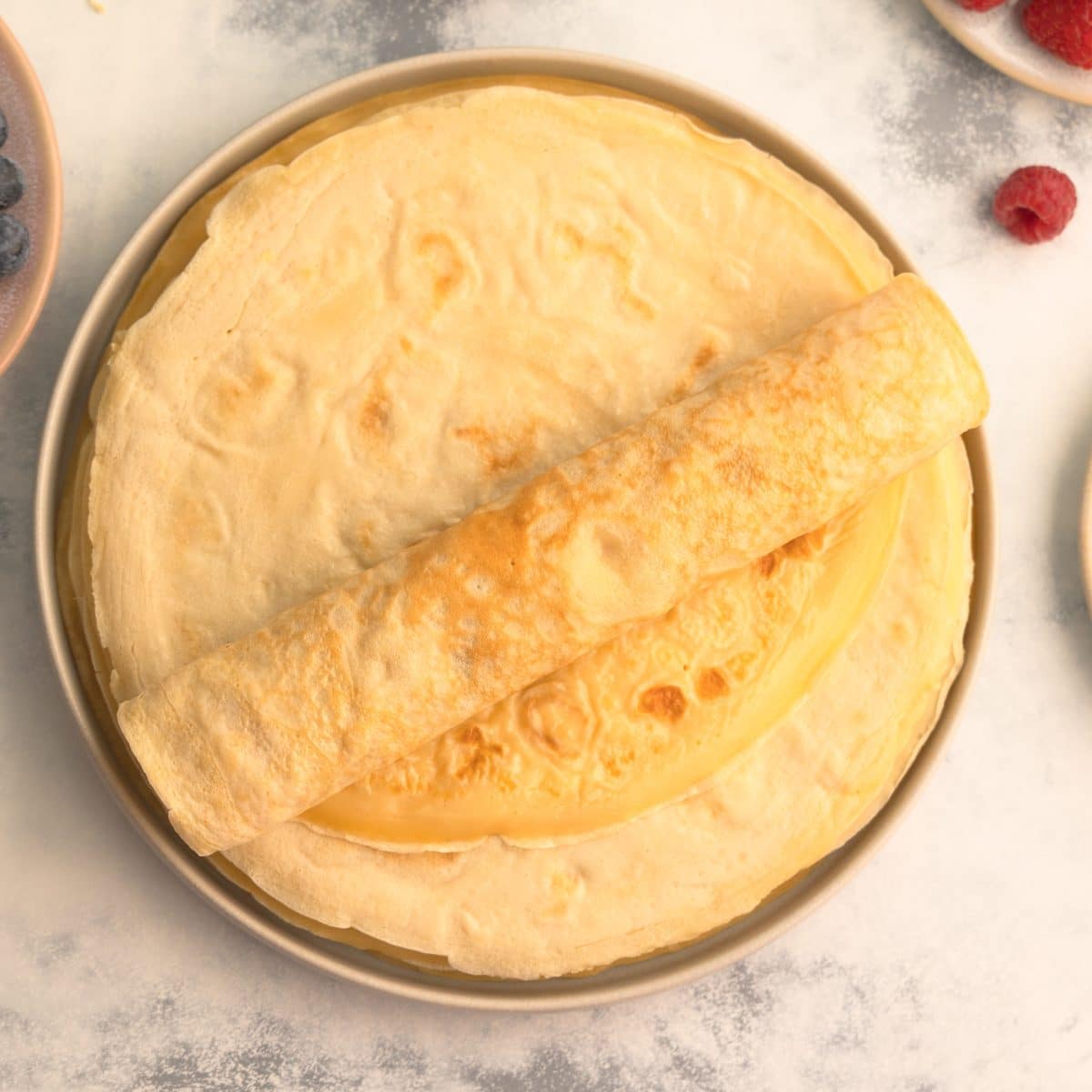 einfaches schnelles Pfannkuchen Grundrezept für goldgelbe Pfannkuchen