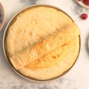 einfaches schnelles Pfannkuchen Grundrezept für goldgelbe Pfannkuchen