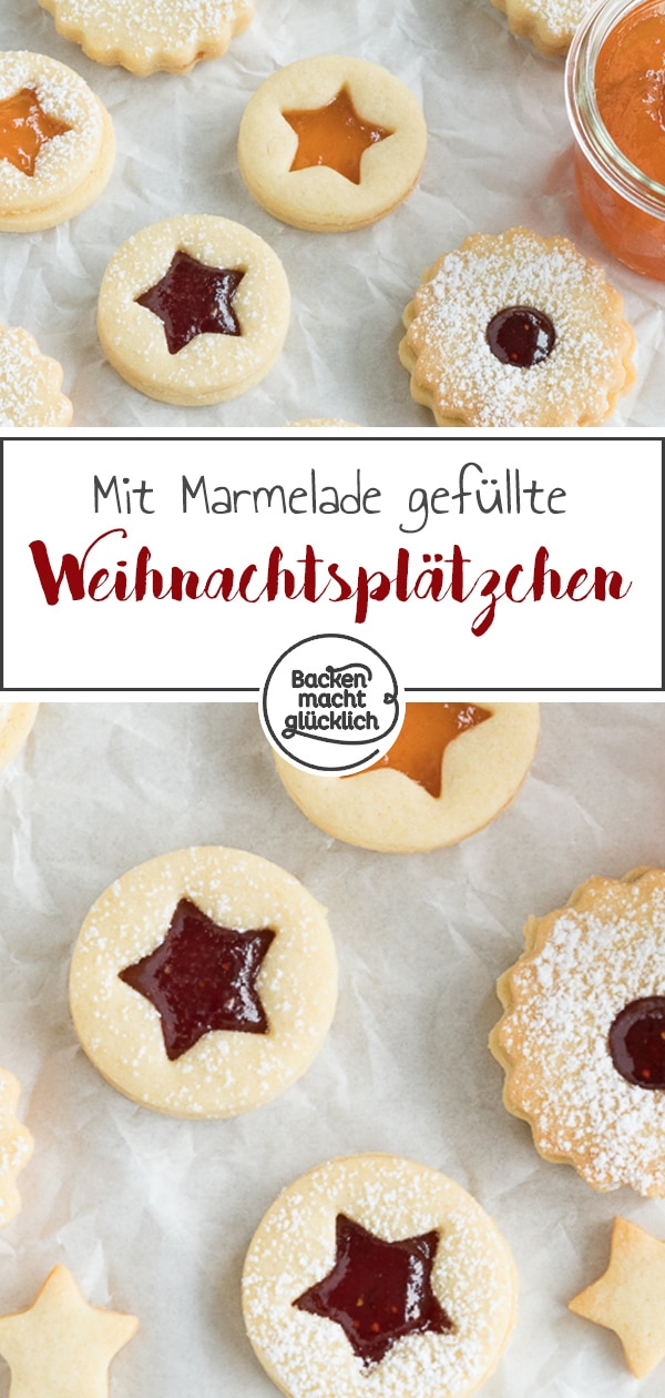 Bei den herrlich m&uuml;rben Spitzbuben von Oma l&auml;uft mir jedes Mal das Wasser im Mund zusammen. Das Rezept f&uuml;r die mit Marmelade gef&uuml;llten Weihnachtspl&auml;tzchen ist dabei ganz einfach. 